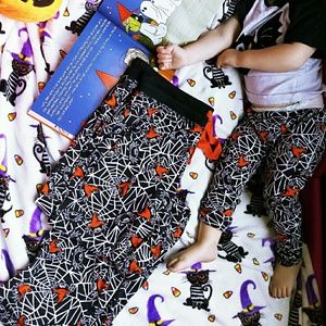 Matching Mommy and Me Halloween Pajama bottoms